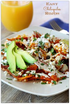 Easy Chilaquiles Rojos