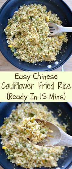 Easy Chinese Cauliflower Fried Rice