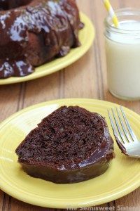 Easy Chocolate Sour Cream Bundt Cake