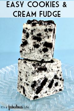 Easy Cookies And Cream Fudge