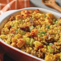 Easy Cornbread Stuffing with Sage Sausage