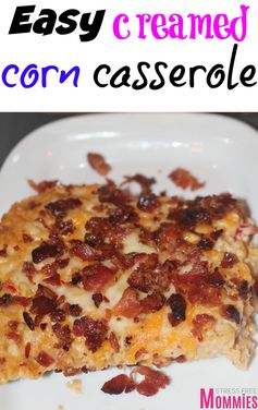 Easy creamed corn cassserole