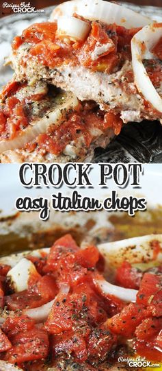 Easy Crock Pot Italian Chops