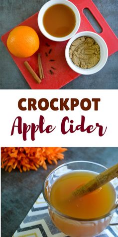 Easy Crockpot Apple Cider
