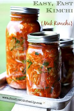 Easy, Fast Kimchi (Mak Kimchi