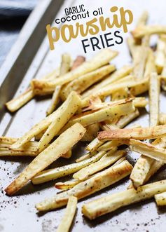 Easy Garlic Coconut Oil Parsnip Fries