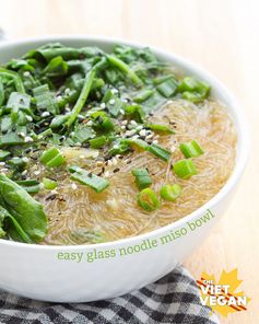 Easy Glass Noodle Miso Bowl