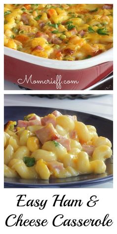 Easy Ham & Swiss Casserole