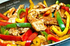 Easy Healthy Chicken Fajitas