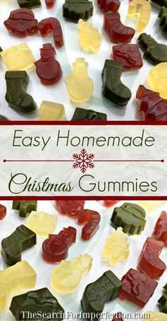 Easy Healthy Homemade Fruit Snacks | Cute Christmas Shapes