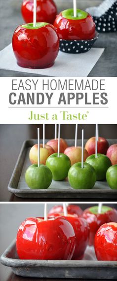 Easy Homemade Candy Apples