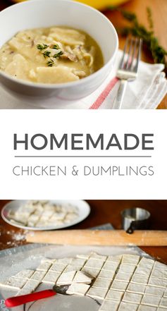 Easy Homemade Chicken and Dumplings