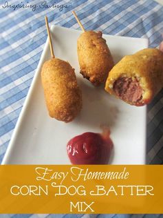 Easy Homemade Corn Dog Batter Mix