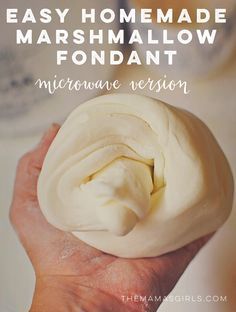 Easy Homemade Marshmallow Fondant – Microwave Version