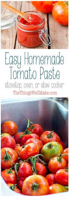 Easy Homemade Tomato Paste