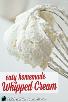 Easy Homemade Whipped Cream