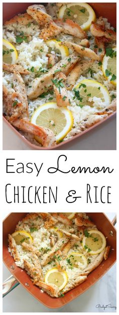 Easy Lemon Chicken and Rice