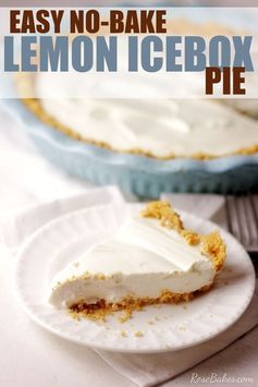 Easy Lemon Icebox Pie