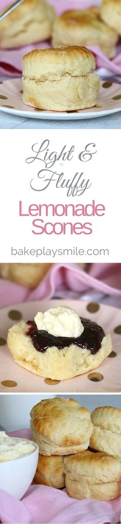 Easy Lemonade Scones - Conventional Method