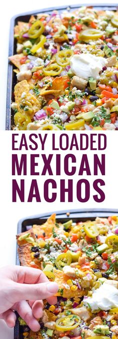 Easy Loaded Mexican Nachos