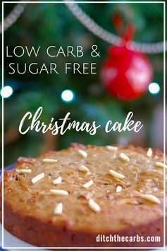 Easy Low Carb Christmas Cake