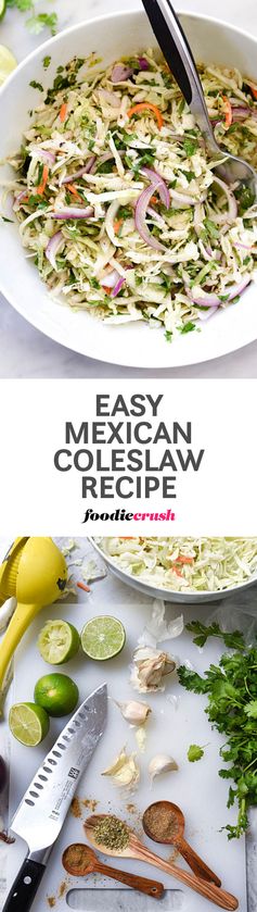 Easy Mexican Coleslaw