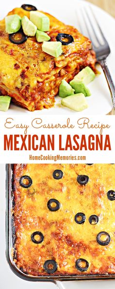 Easy Mexican Lasagna