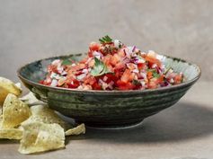 Easy No-Cook Salsa with Canned Diced Tomatoes