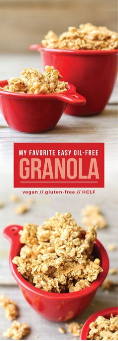 Easy Oil-Free Granola (with lots of crunchy clusters!