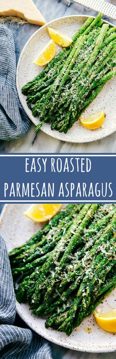 Easy Oven Roasted Parmesan Asparagus