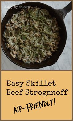 Easy Paleo Beef Stroganoff (AIP