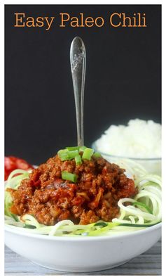 Easy Paleo Chili