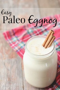 Easy Paleo Eggnog