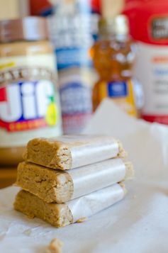 Easy Peanut Butter Protein Bars