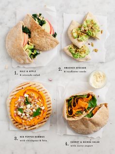 Easy pita lunch ideas