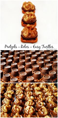 Easy Pretzel Turtles