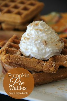 Easy Pumpkin Pie Waffles