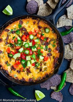 Easy Queso Fundido with Chorizo and Avocado