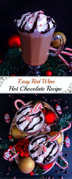 Easy Red Wine Hot Chocolate