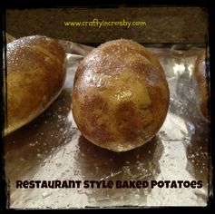 Easy Restaurant Style Baked Potatoes