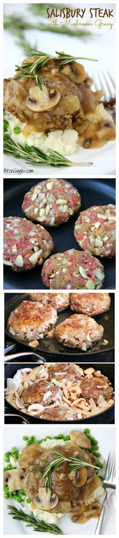 Easy Salisbury Steak with Mushroom Gravy