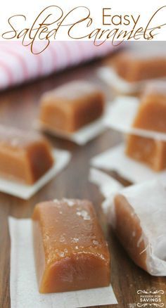 Easy Salted Caramels