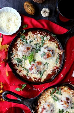 Easy Skillet Italian Meatballs