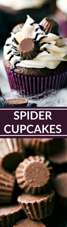 Easy Spider Cupcakes