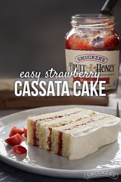 Easy Strawberry Cassata Cake