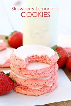 Easy Strawberry Lemonade Cookies