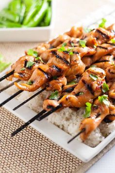 Easy Thai Chicken Skewers