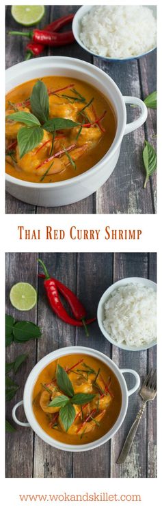 Easy Thai Red Curry Shrimp