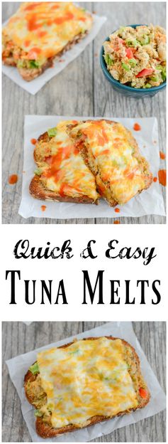 Easy Tuna Melts