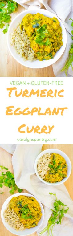 Easy Turmeric Eggplant Curry